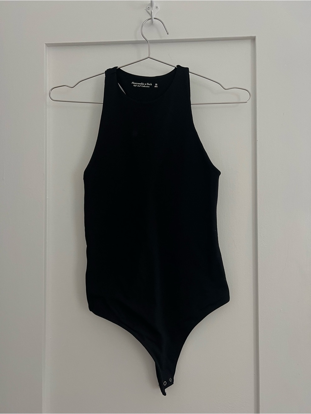 Asymmetrical Abercrombie & Fitch Black Tank Bodysuit